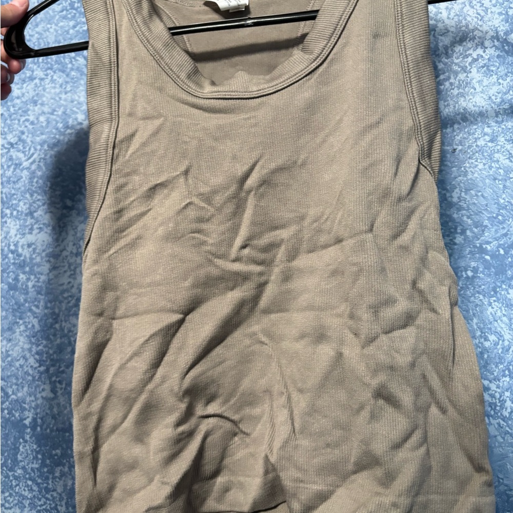 90 Degree By Reflex Gray Tank Top